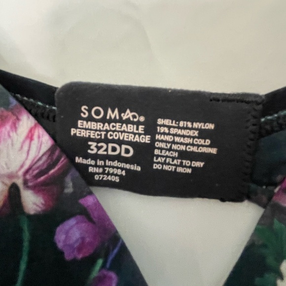 Soma Floral Print Women's Bra​​​​ - Picture 5 of 5
